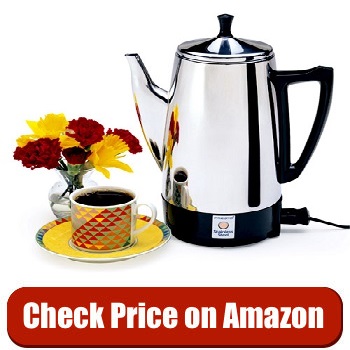 Presto 02811 12-Cup Stainless Steel Coffee Maker under $50