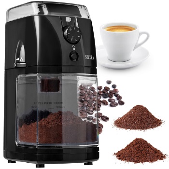 Secura SCG-903B Automatic Electric Burr Coffee Grinder