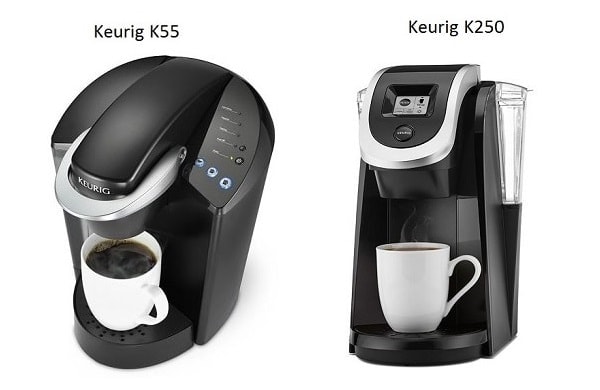 Keurig K55 vs K250 Model Comparison 2017