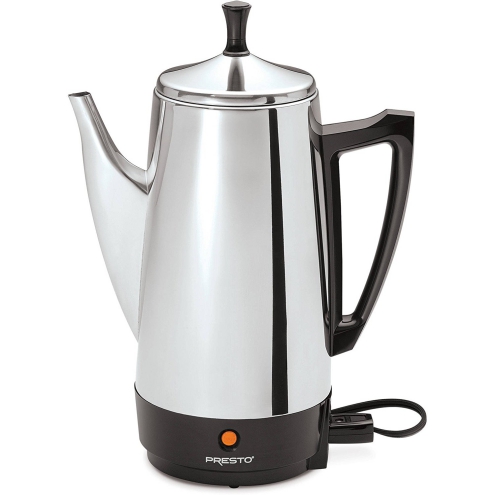 12-Cup stainless steel built Presto Coffee brewing machine