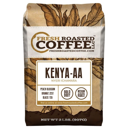 Kenya AA Nyeri Ichamara Whole Beans, Fresh Roasted Coffee