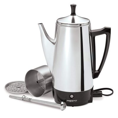 presto 02811 12 cup stainless steel coffee maker